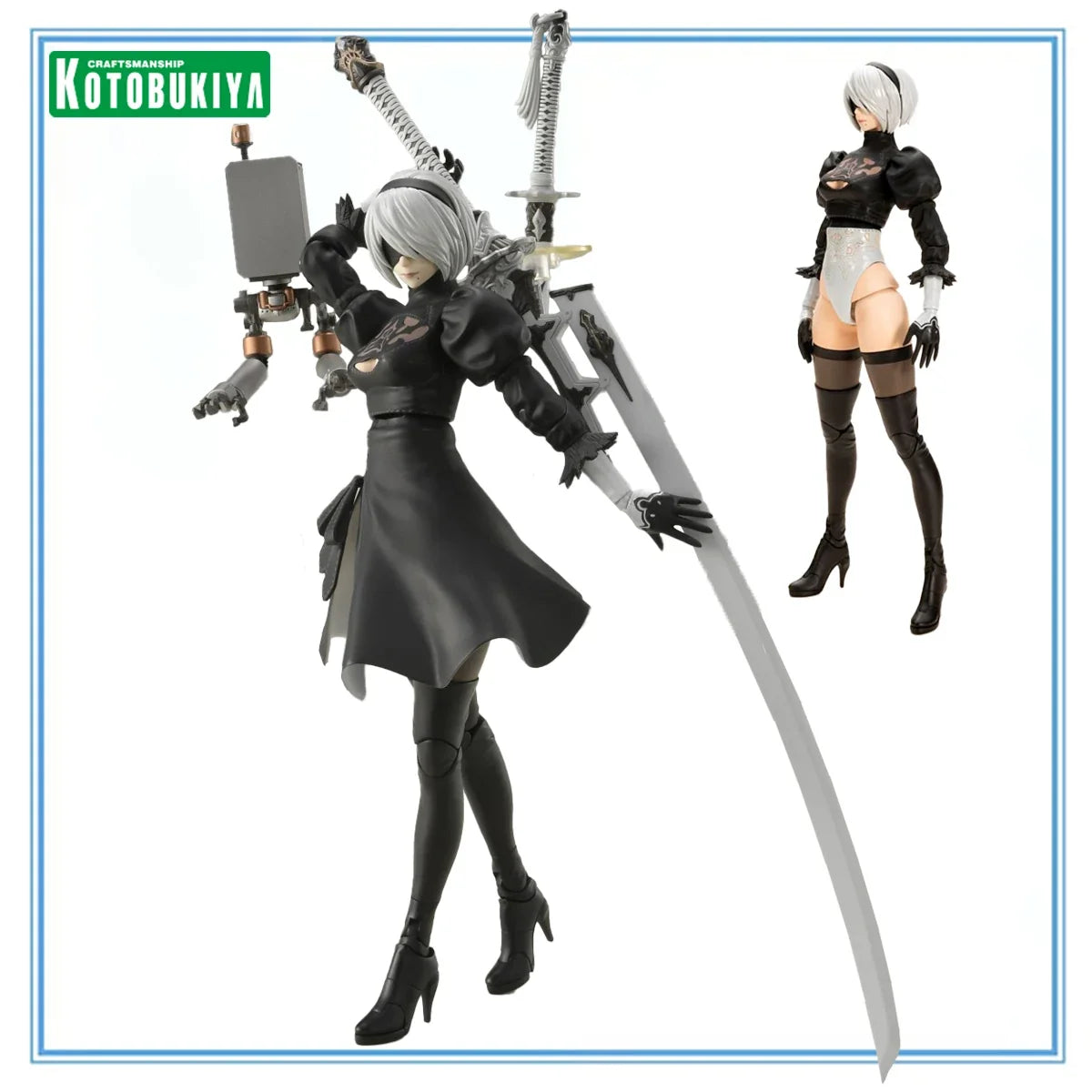 Original Kotobukiya Square Enix NieR: Automata - Pod 042 - YoRHa No. 2 Type B Anime Action Figures Model Collectio Toy Gifts
