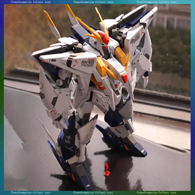 【In Stock】1/144 Jujiang Hguc Rx-105 Kexi Assembly Model Kit Collection Action Figures Plastic Model Kits Robot Toys Kids Gift