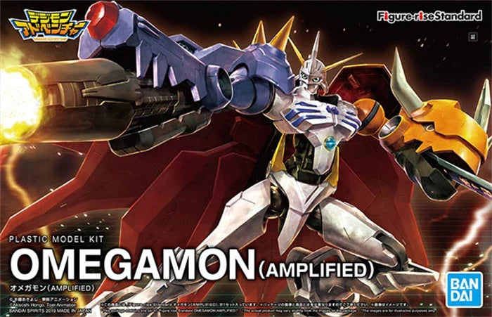 New Bandai Figure-rise Standard  Digital Monster Anime Figure Assembly Omegamon Amplified Action Figure Toys Gifts