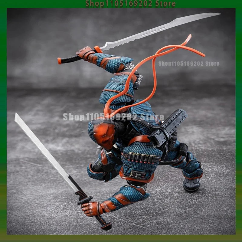 In Stock LPZZ 1/12 ROUNO CUEURE DC002 Deathstroke Arkham Knight Action Figure Model Movable Collectible Model Anime Figures Toys