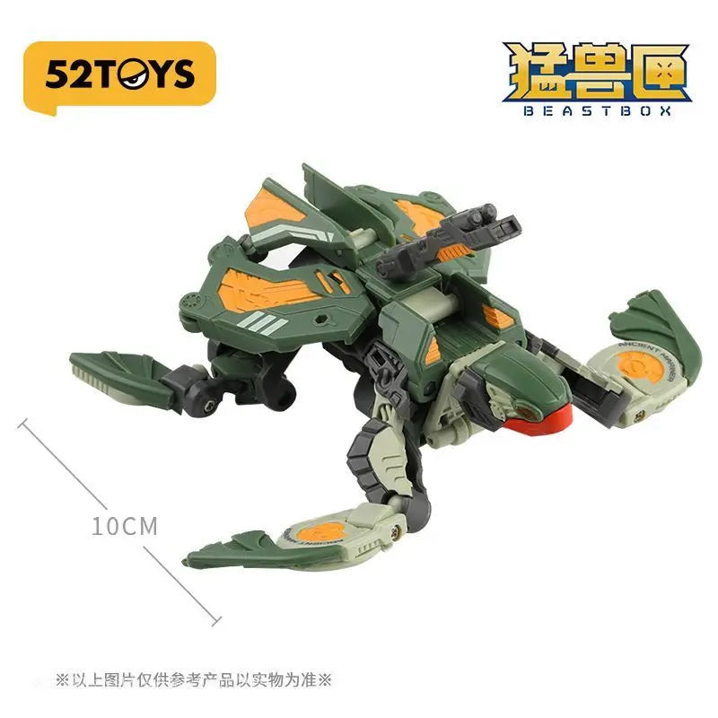 52TOYS Beast Box Serie Jetsam Wreck Reef Meeresschildkröte Transformierbarer Modellbausatz Sammelbares Mech-Actionfigur Geburtstagsgeschenk