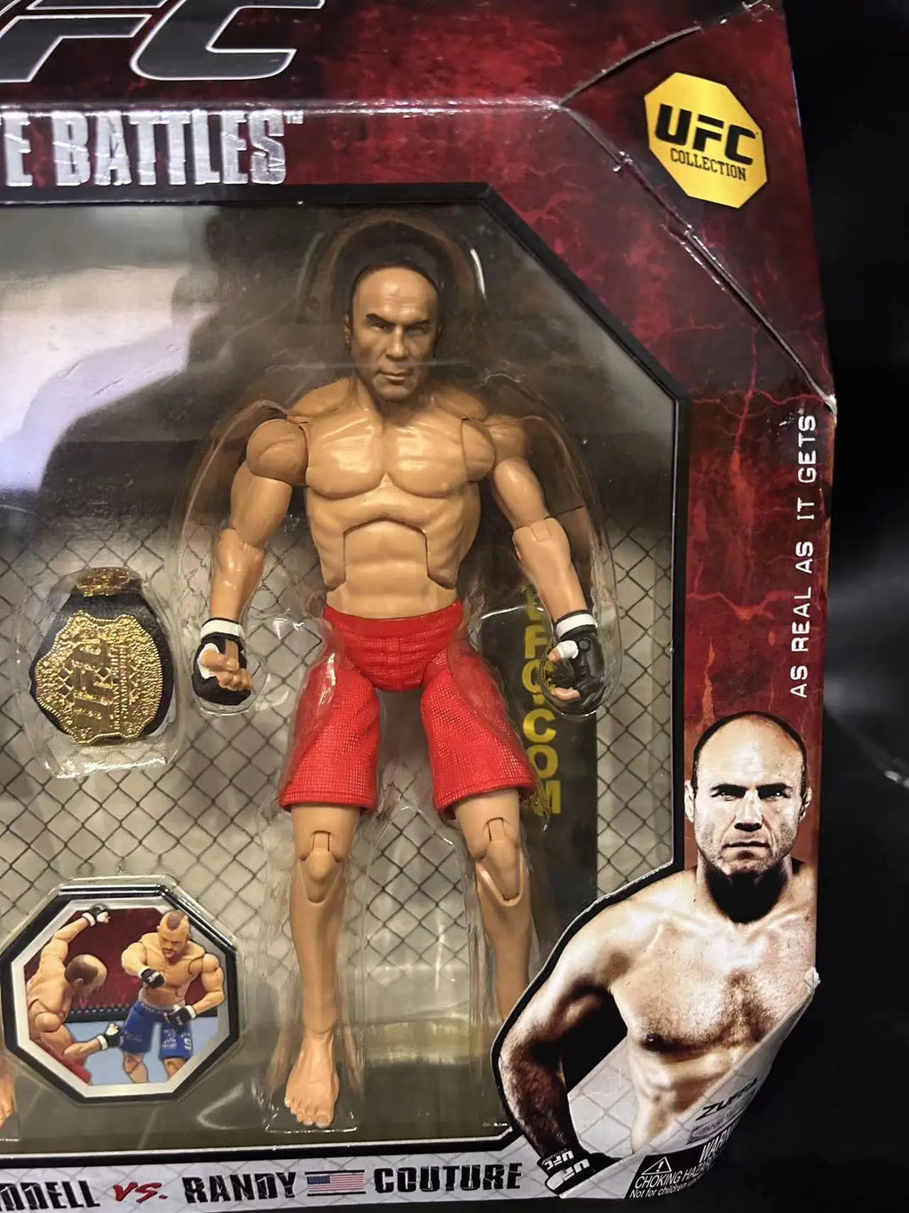 Randy Couture vs. Chuck Liddell UFC 57 Jakks 7-Inch Action Figure Ultimate Battles