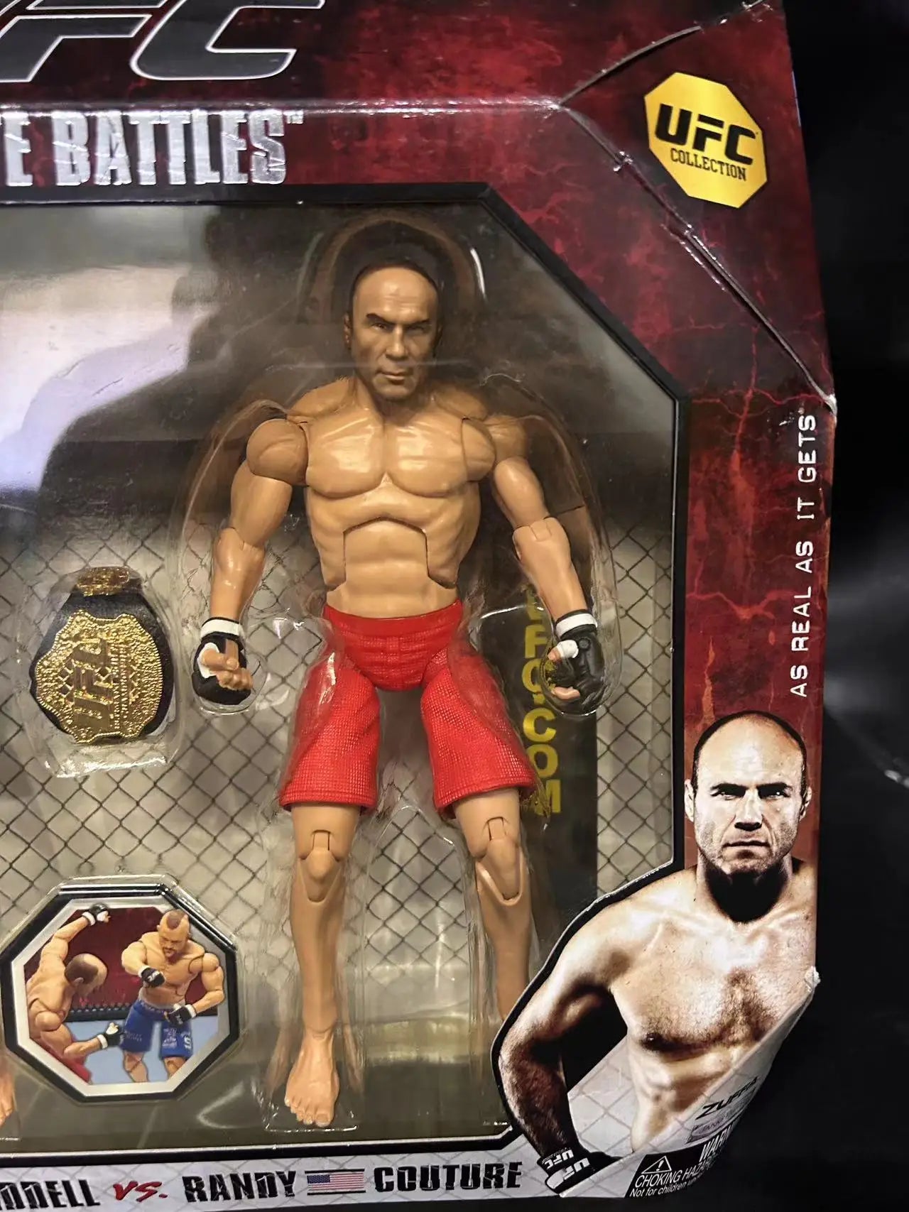 Randy Couture vs. Chuck Liddell UFC 57 Jakks 7-Inch Action Figure Ultimate Battles