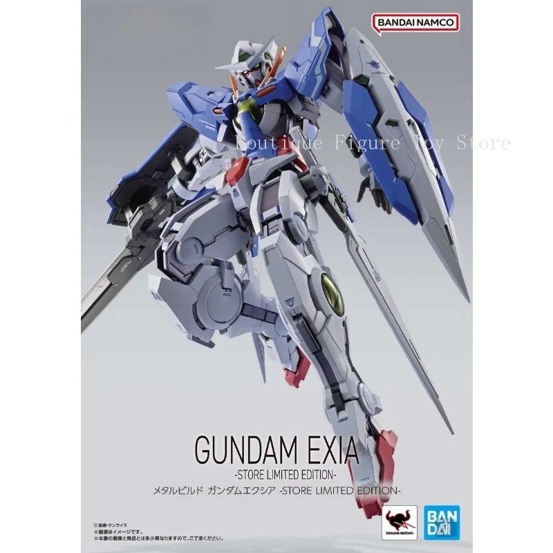 In Stock Original Bandai TNT METAL BUILD Limited GUNDAM EXIA  Figure Anime Model Toy Collect Action Gift