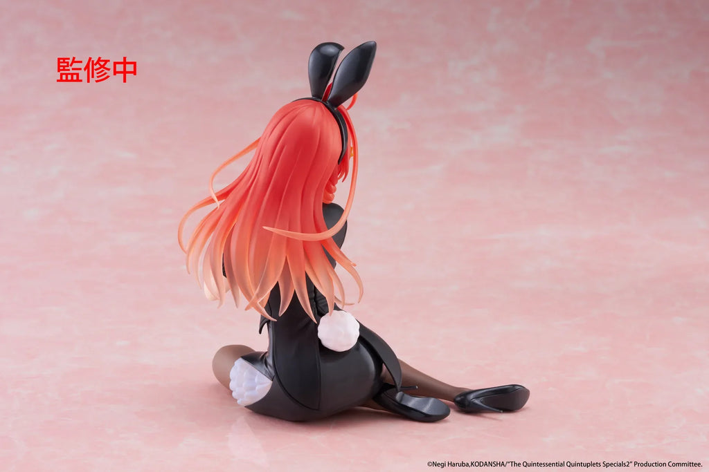 In Stock TAITO Desktop Cute Nakano Itsuki Bunny Girl Doll Ornaments Anime Action Figure Toy Gift Model Collection