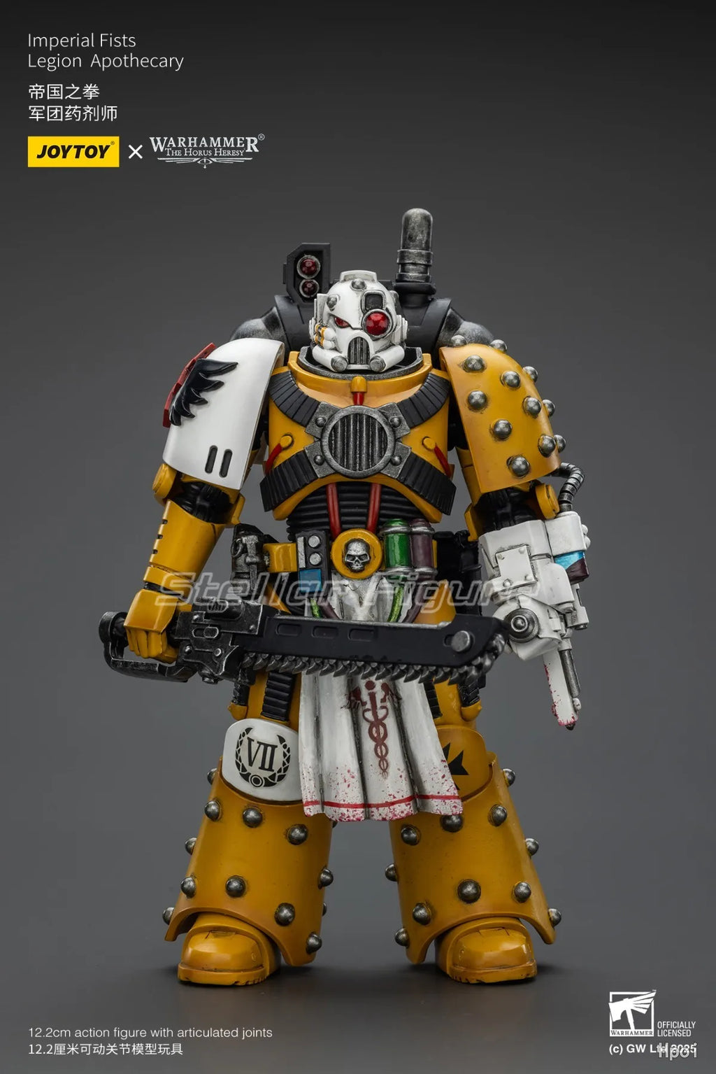 【SF】JOYTOY 1/18 Action Figure Imperial Fists Legion Apothecary Model Toys Gifts Collection Ornaments