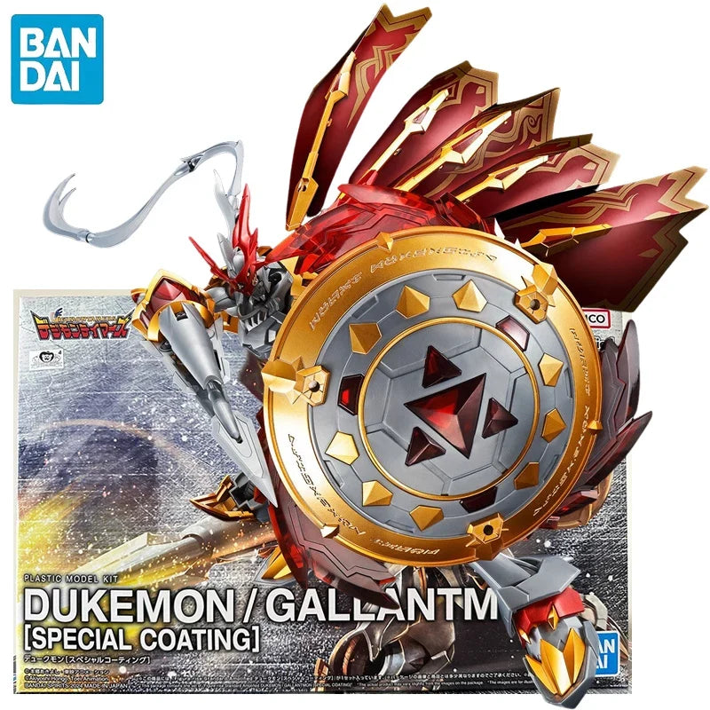 BANDAI PB Limited Figure-rise Standard Amplified Digimon Tamers‌ DUKEMON/GALLANTMON [SPECIAL COATING] Anime Figure Assembly Toy