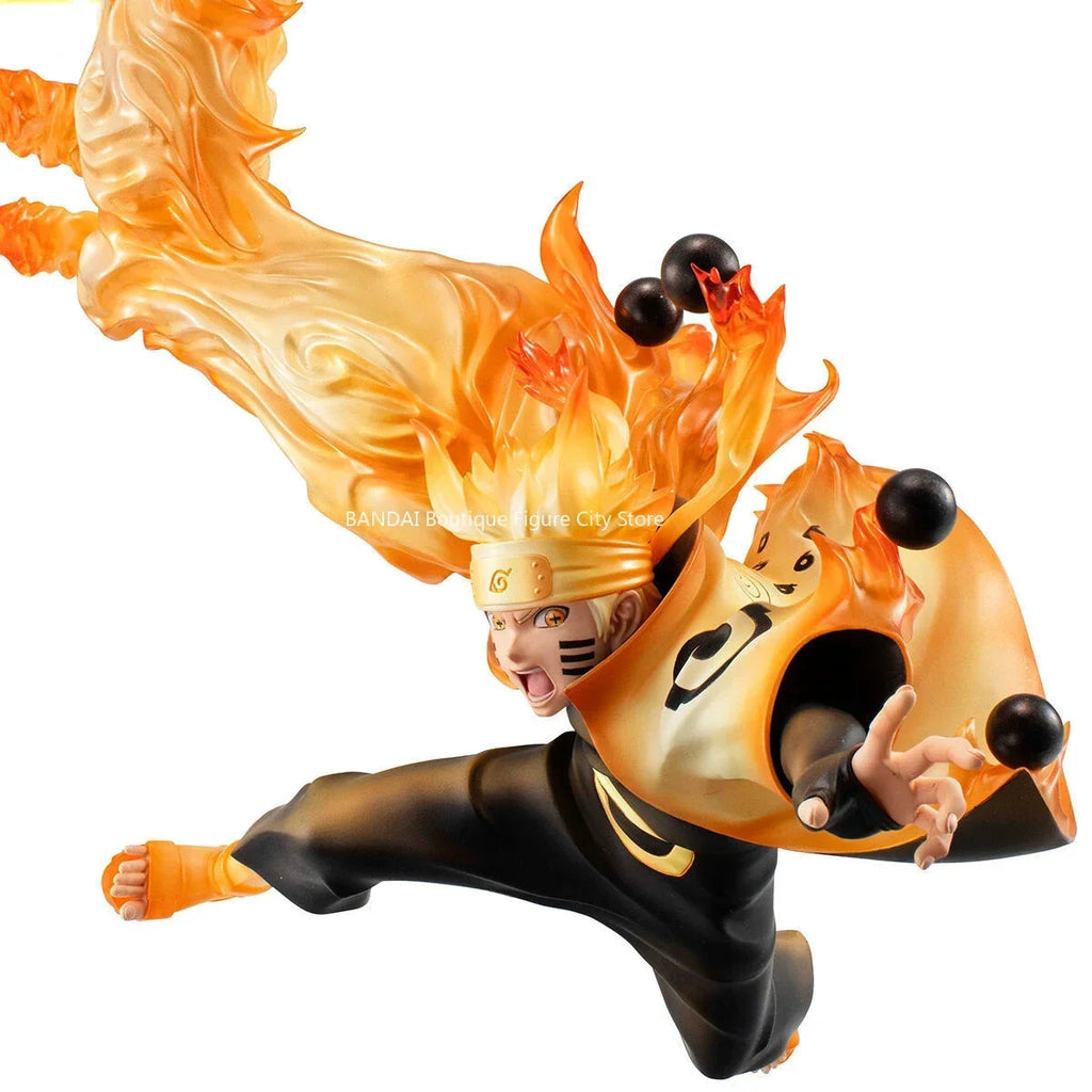 Spot Goods Bandai Mega House Figure Series G.E.M. Uzumaki Naruto Six Paths Sage Mode Action Anime  Model Gift