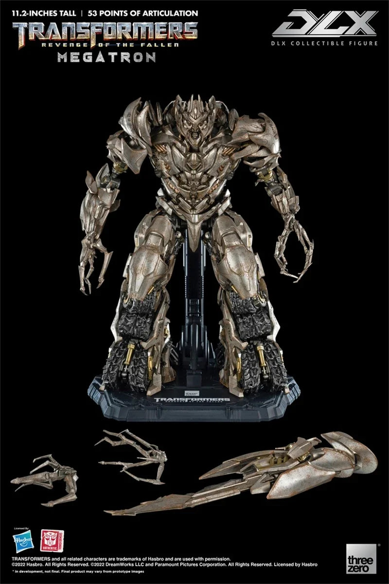 【In Stock】3A Threezero DLX Megatron Revenge Of The Fallen Action Model Transformers Robot Toys Collectible