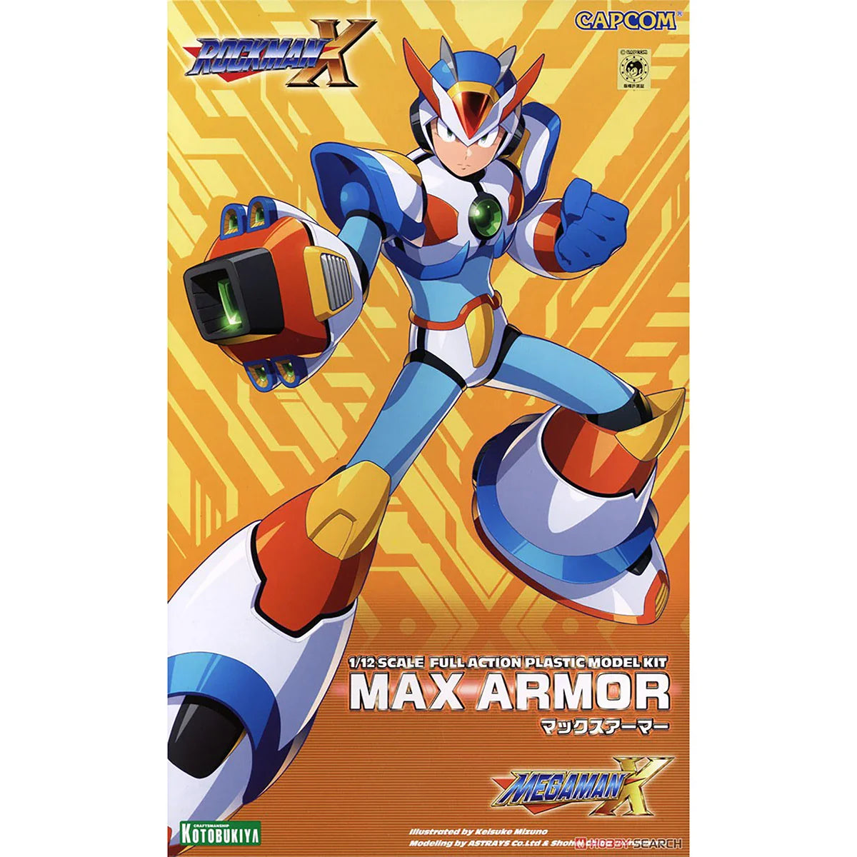 Original Echtes Kotobukiya Modellbausatz Rockman X3 X Max Armor Spielcharakter Montage Action Modell Dekoration Sammlerstück Geschenk