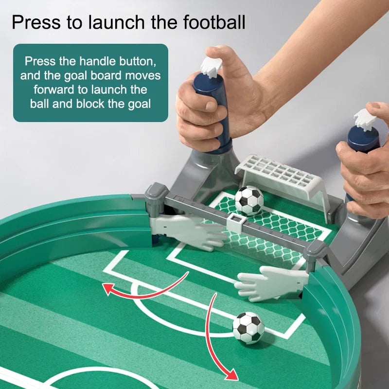 Mini Table Soccer Game Portable Desktop Football Board Game Soccer Tables Interactive Family Kids Sports Toy for Friends Party
