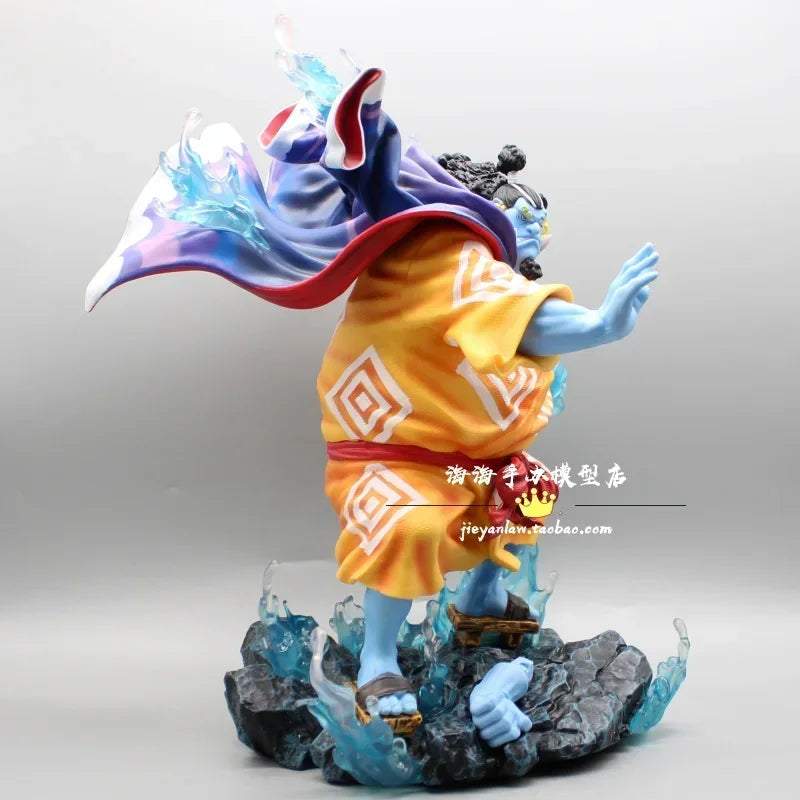 32cm One Piece Anime Figure Jimbei Oka Shichibukai Gk Pvc Action Figure Collectible Bifthday For Gifts Pvc Model Figurine