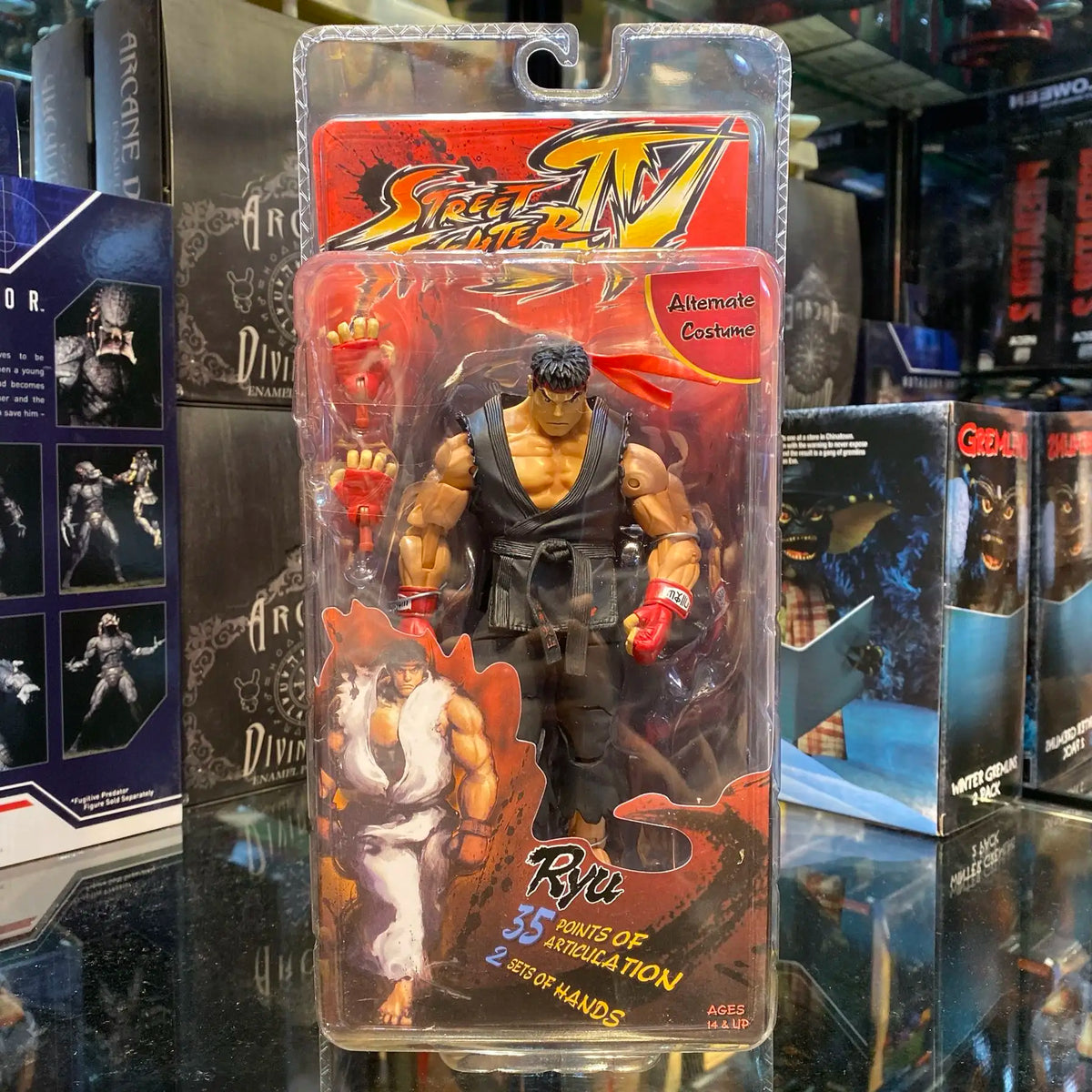Neca Street Fighter Ryu Ken Chun Li Guile Gouki Anime Figure Game Derivative Character Action Figurine Movable Model Toys