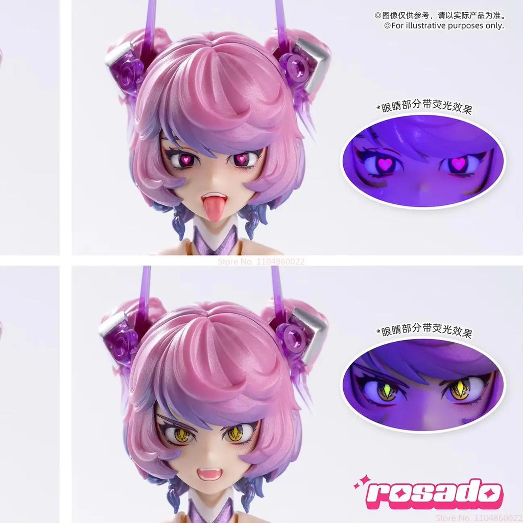 Genuine Eamestcore Craft Pink Female Figure Star Flower 1/10 Finished Machine Action Figure Girl Model Toy Collect Toys Gifts