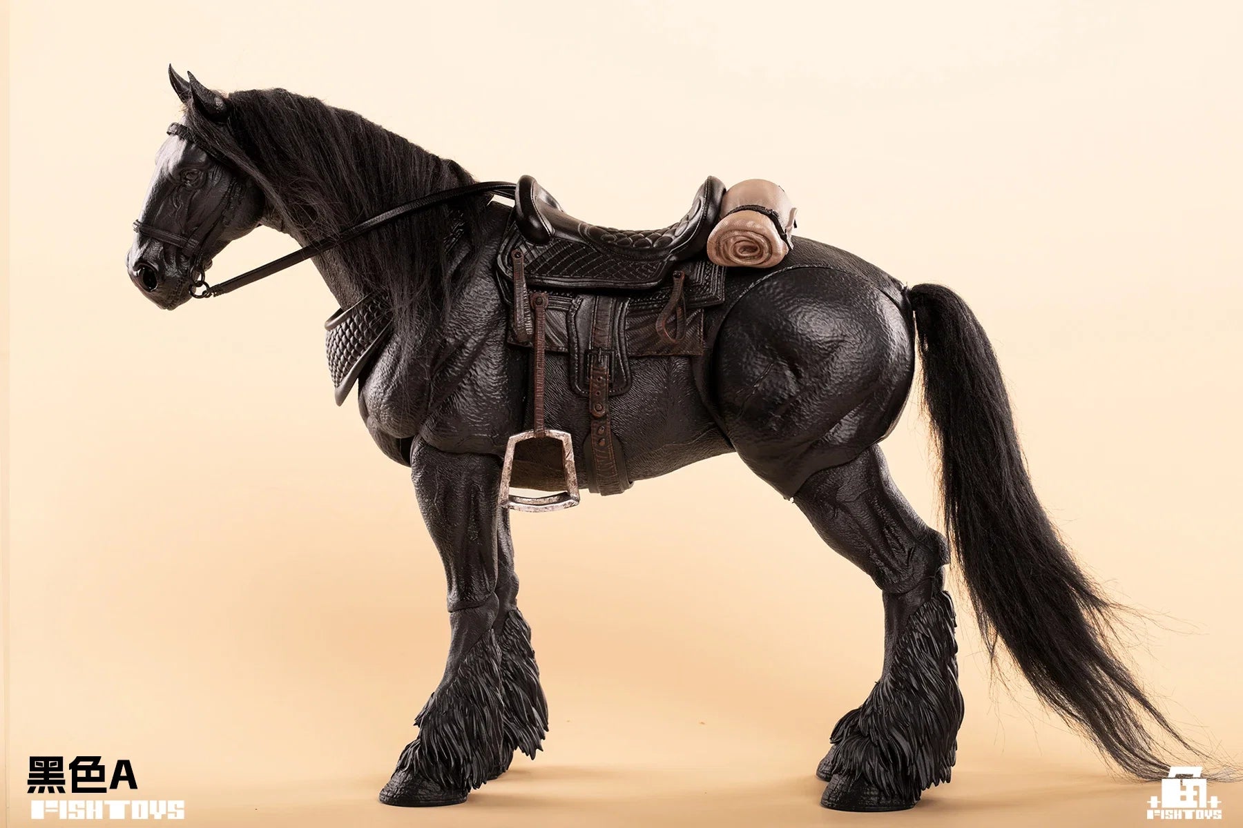 Pre-sale FISHTOYS Fish Play Knight War Horse War Beasts 1/12 Animal Action Figure Mount Accessories Statue Customized Decoration