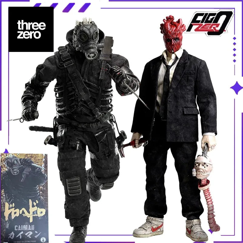 [In Stock] Threezero Original Threezero Monster Heart CAIMAN 1/6 Anime Finished Product Mobile Exquisite Model Handmade Toy Gift
