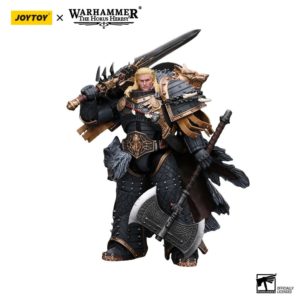 JOYTOY Warhammer 40k 1/18 Actionfiguren Space Wolves Leman Russ Primarch der VI. Legion