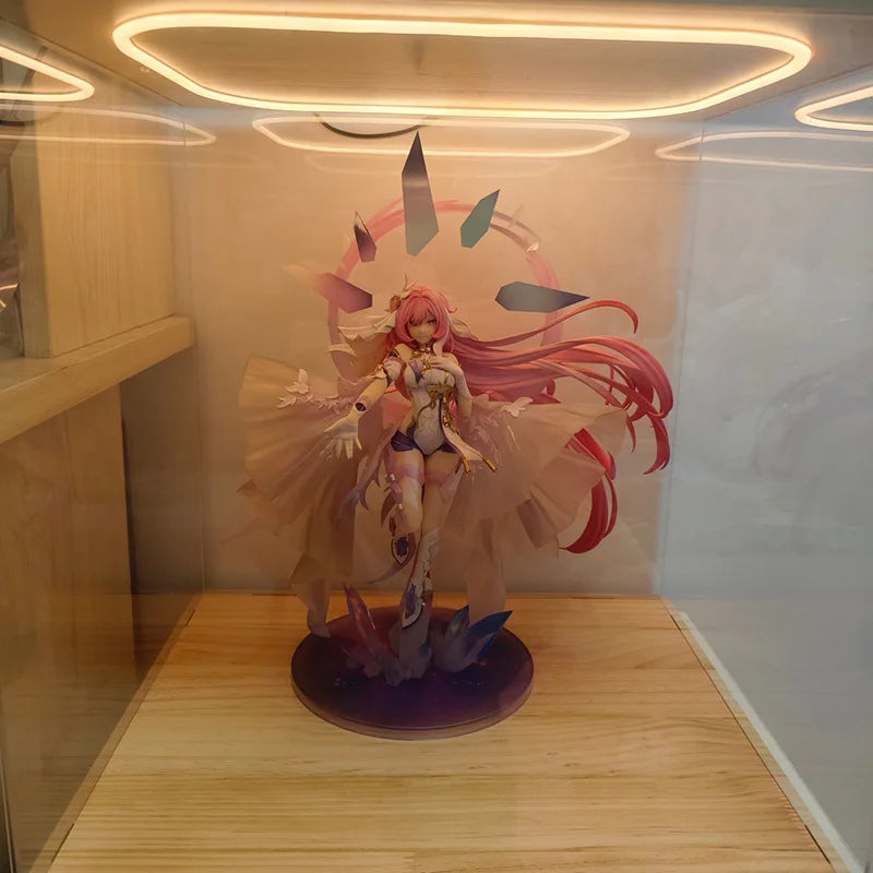 100% Mihoyo Honkai Impact 3rd Elysia Herrscher Of Human: Ego Because Of You Ver. 1/7 Scale Figure 38cm Pvc Statue Collectible