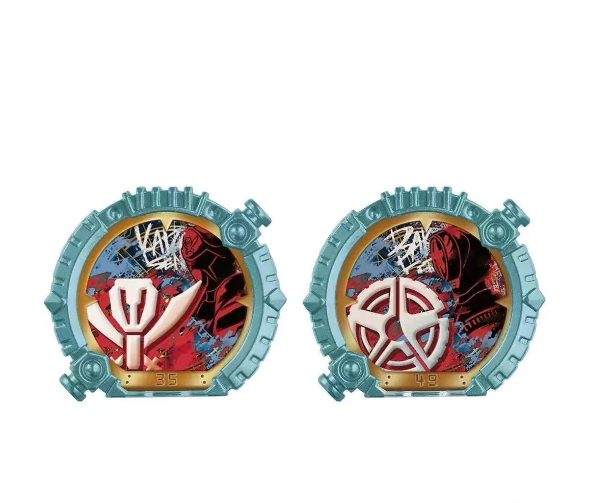 Bandai Genuine DX No.1 SENTAI GOZYUGER TEGASWORD Leon Buster 50 Sentai Ring Figure Toys Gift Collectible Model