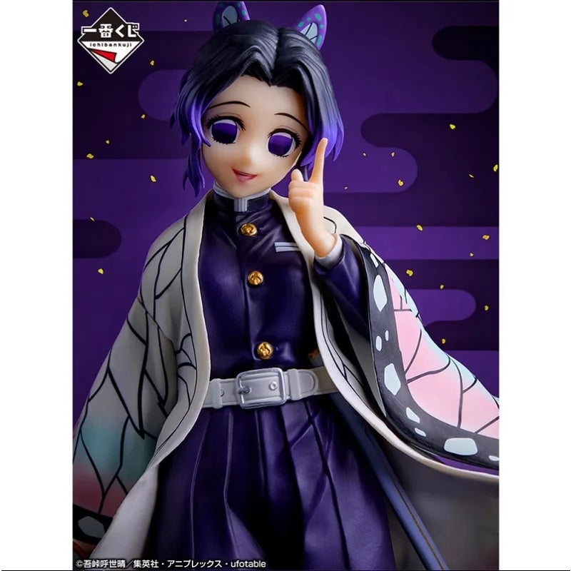 In Stock Original BANDAI Ichiban Kuji Demon Slayer Rengoku Kyoujurou Tomioka Giyuu Kochou Shinobu Anime Figures Toy Gifts