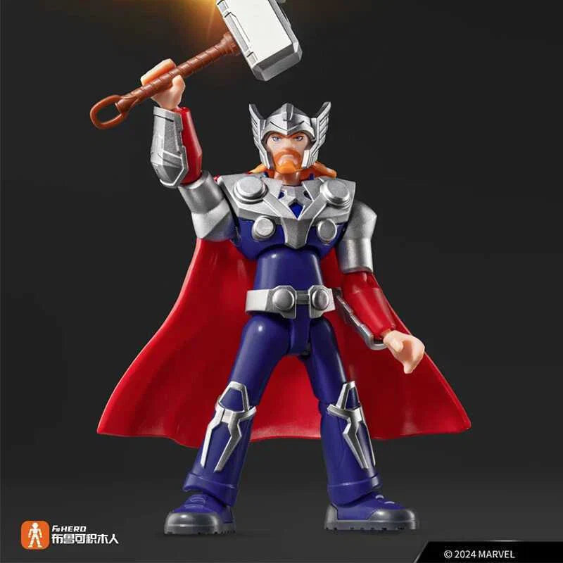 BLOCKEES Original MARVEL THE INFINITY SAGA Movies Peripheral Toys Ironman Q-Version Movable Model Figure Collection