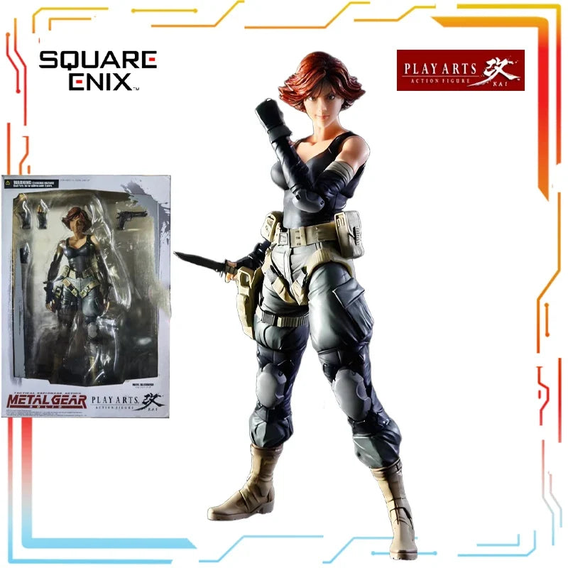 SQUARE ENIX Original PLAY ARTS Modified Finished Movable Doll Series Metal Gear Anime Action Figure Model Toys Gifts for Boys