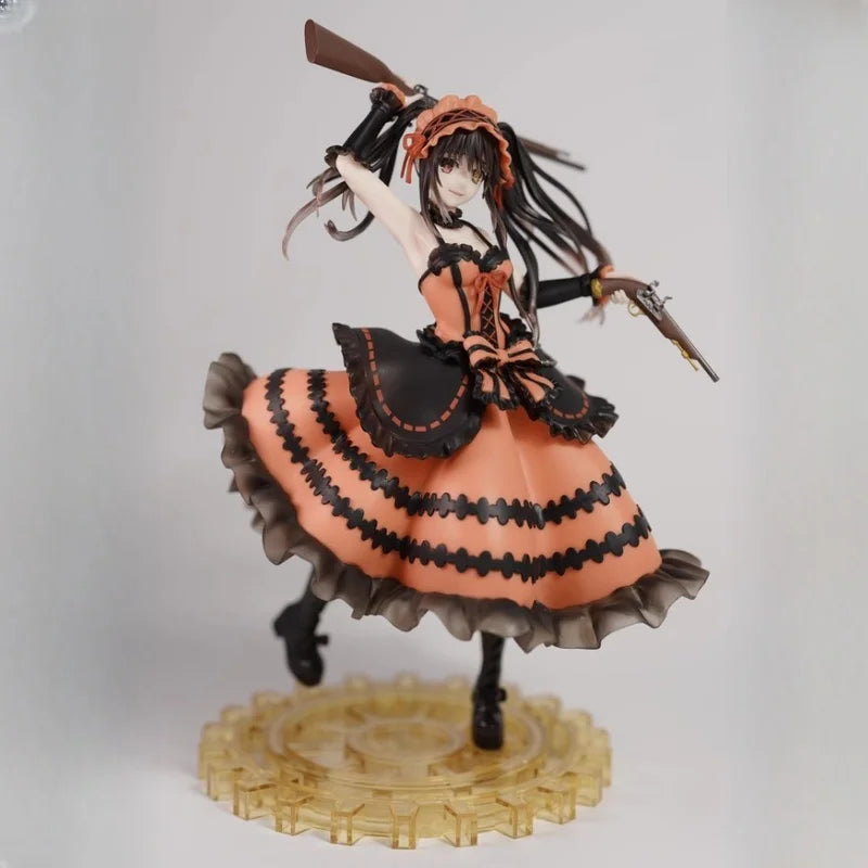 In Stock Original 21 Cm Date A Live Tokisaki Kurumi Zafkiel Anime Figure Collection Figurines Desktop Decoration Toys Gifts