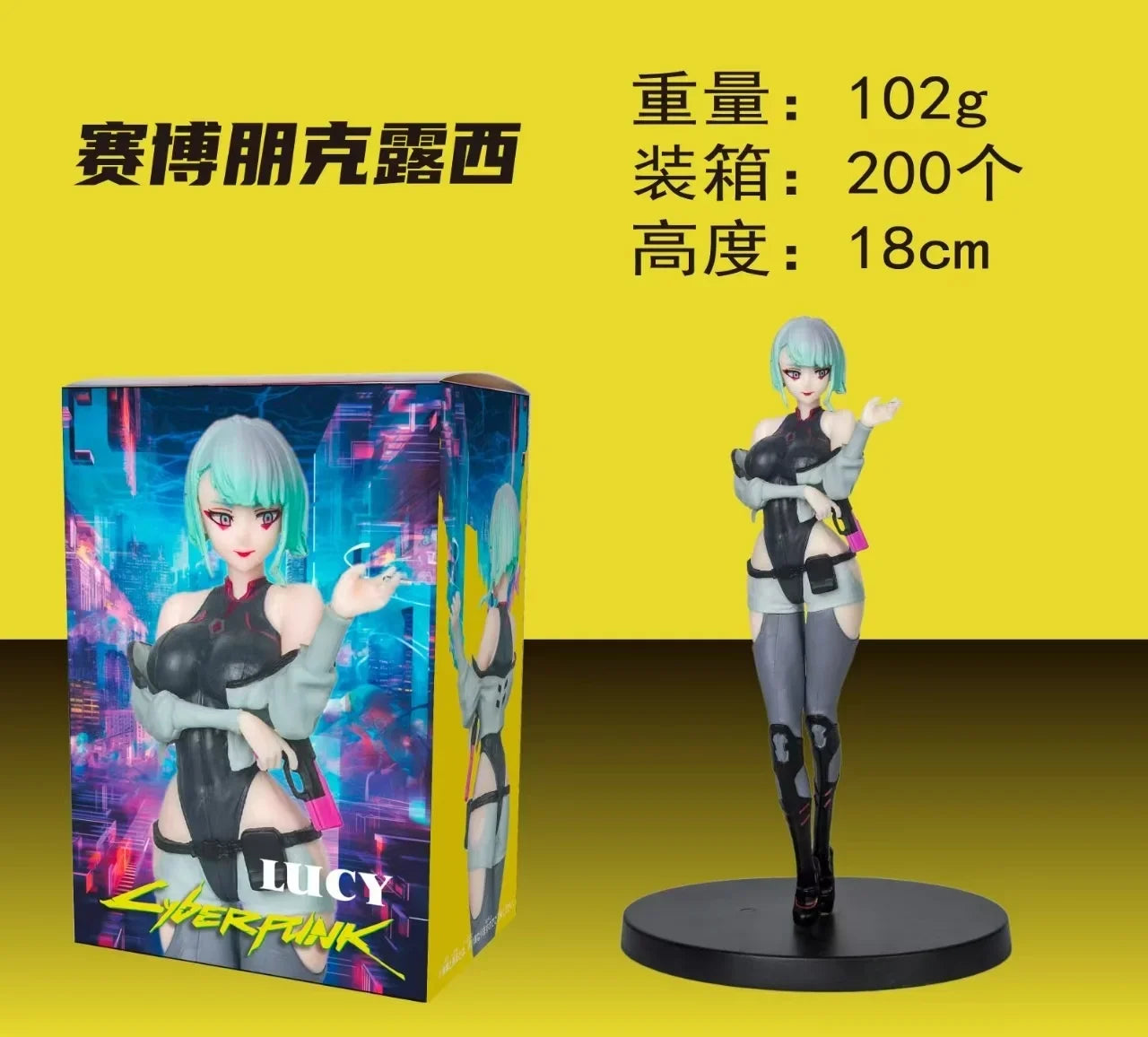 Cyberpunk Edgerunners Lucy David Rebecca Anime Figure Model Collectible Art Toy For Desktop Bookshelf Decoration Anime