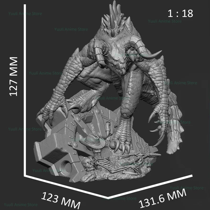 1/18 Deathclaw 3D Print Resin Model Garage Kit Unpainted High-Detail Miniature Figure