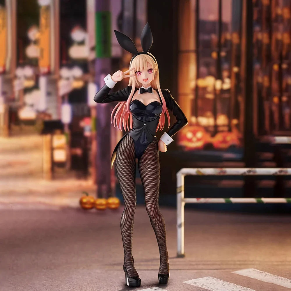 Original  ANIPLEX+ My Dress-Up Darling Kitagawa Marin Halloween Bunny Ver. Anime Figure Model Collectible Toys For Boys 23.5Cm