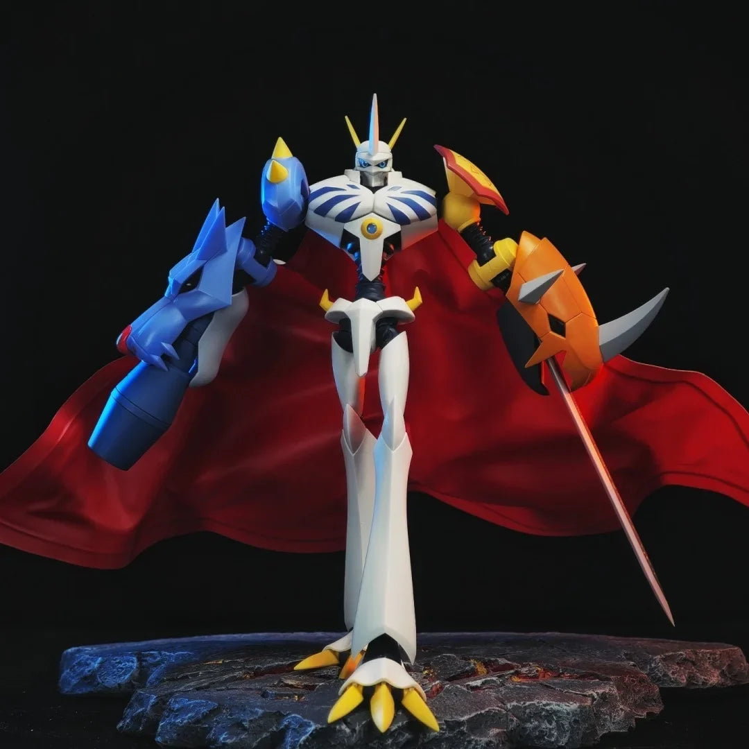 Digital Monster SHF Anime NEW Handmade Omegamon TNT double layer cloak clothes Built In Iron Wire Is Suitable for 1/12 Toys