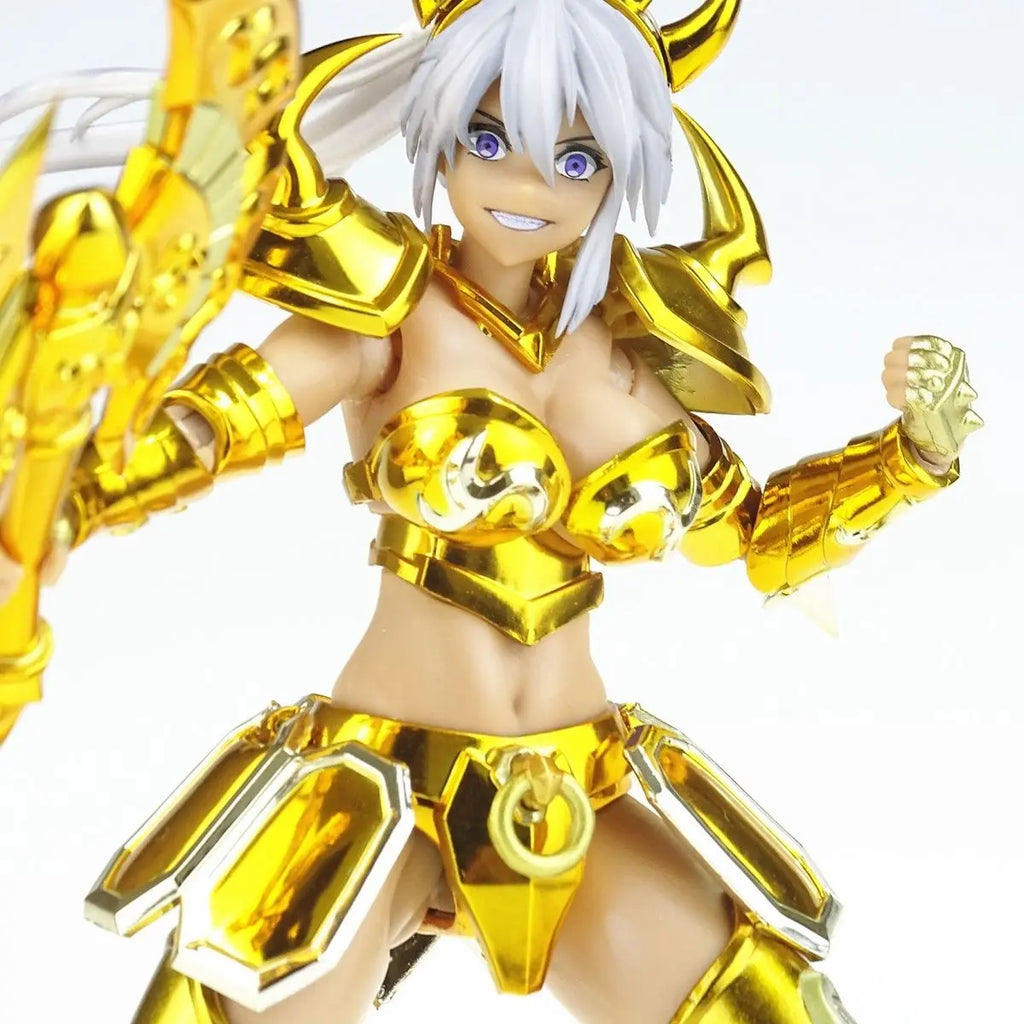 Great Toy Saint Seiya Myth Cloth Action Figure Female Taurus Ex Holy Contract Erica Anime Figure Knights Of Zodiac Gt Model Gift