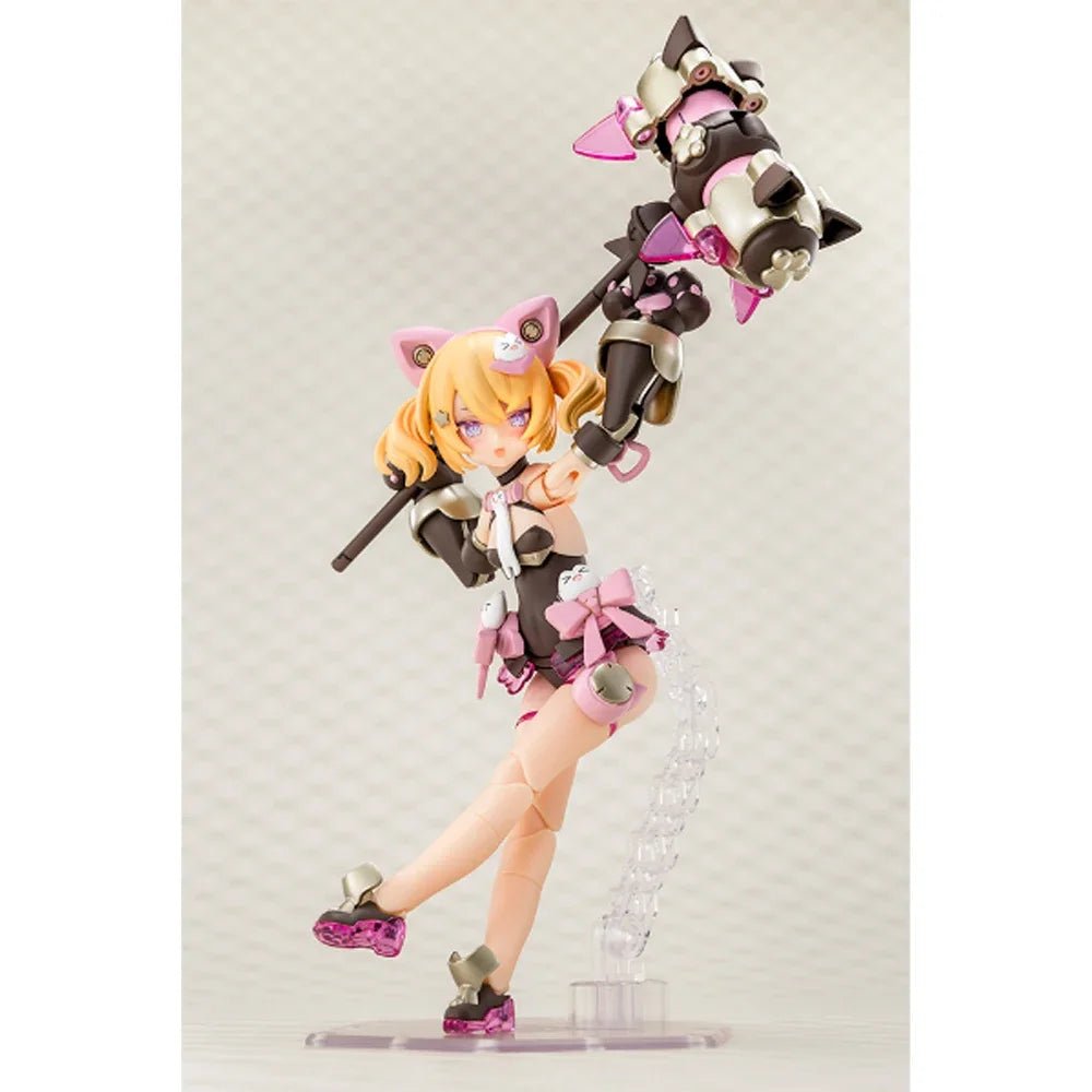 In Stock Genuine KOTOBUKIYA PUNI MOFU Yuki Tu Kuro Mao Anime Figures Assembled Model Movable Collectible Gifts Toys