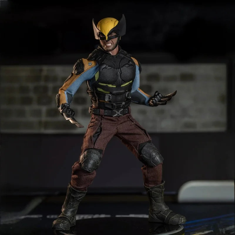 Original In Stock Nwtoys Wolverine Movable Soldier Model X Men Super Hero Iron Warrior Simulation 6" Full Set Anime Model Toys