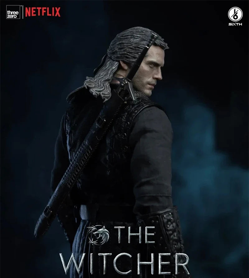 Threezero 3Z05320W0 1/6 Scale Male Witcher Demon Hunter Wolf Geralt 12'' Full Set Collectible Action Figure Model For Fans Gifts
