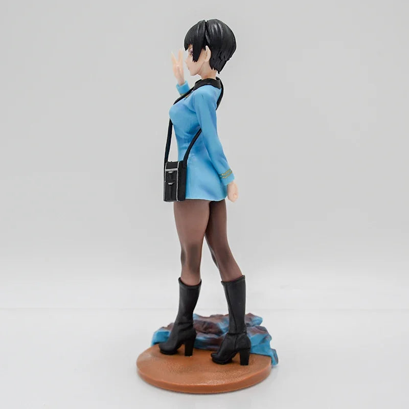 20cm Star Trek Bishoujo Vulcan Science Officer Anime Figures Salute Girl Action Figurine Pvc Statue Collection Model Doll Toy