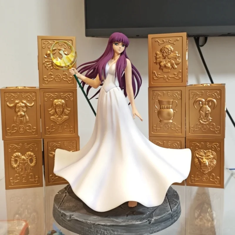 Genuine Saint Seiya Ichiban Kuji Another Prize Gemini Saga Pisces Aphrodite Athena Andromeda Shun Figure Collectible Gift Fans