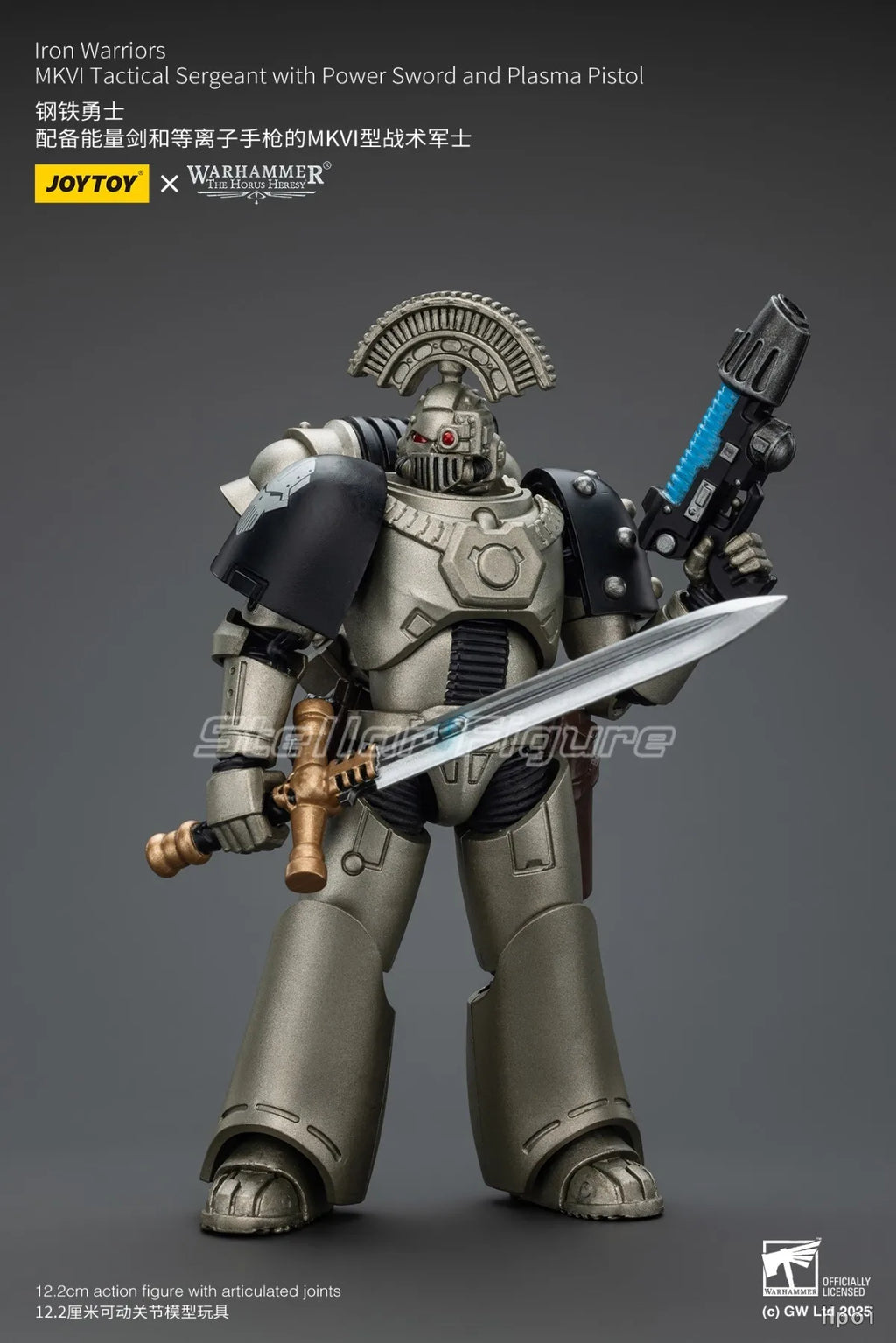 【SF】JOYTOY 1/18 Action Figure Ultramarines Legion Mklll Tactical Squad Sergeant with Power Sword Model Toys Gifts Collection