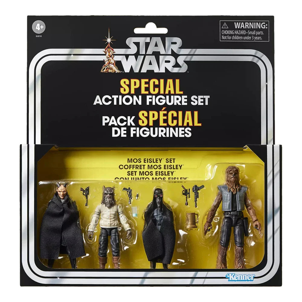 Original NEU Hasbro STAR WARS The Vintage Collection Mos Eisley Set 3,75-Zoll 4er-Pack TVC Action-Anime-Figur Modell Spielzeug Geschenke