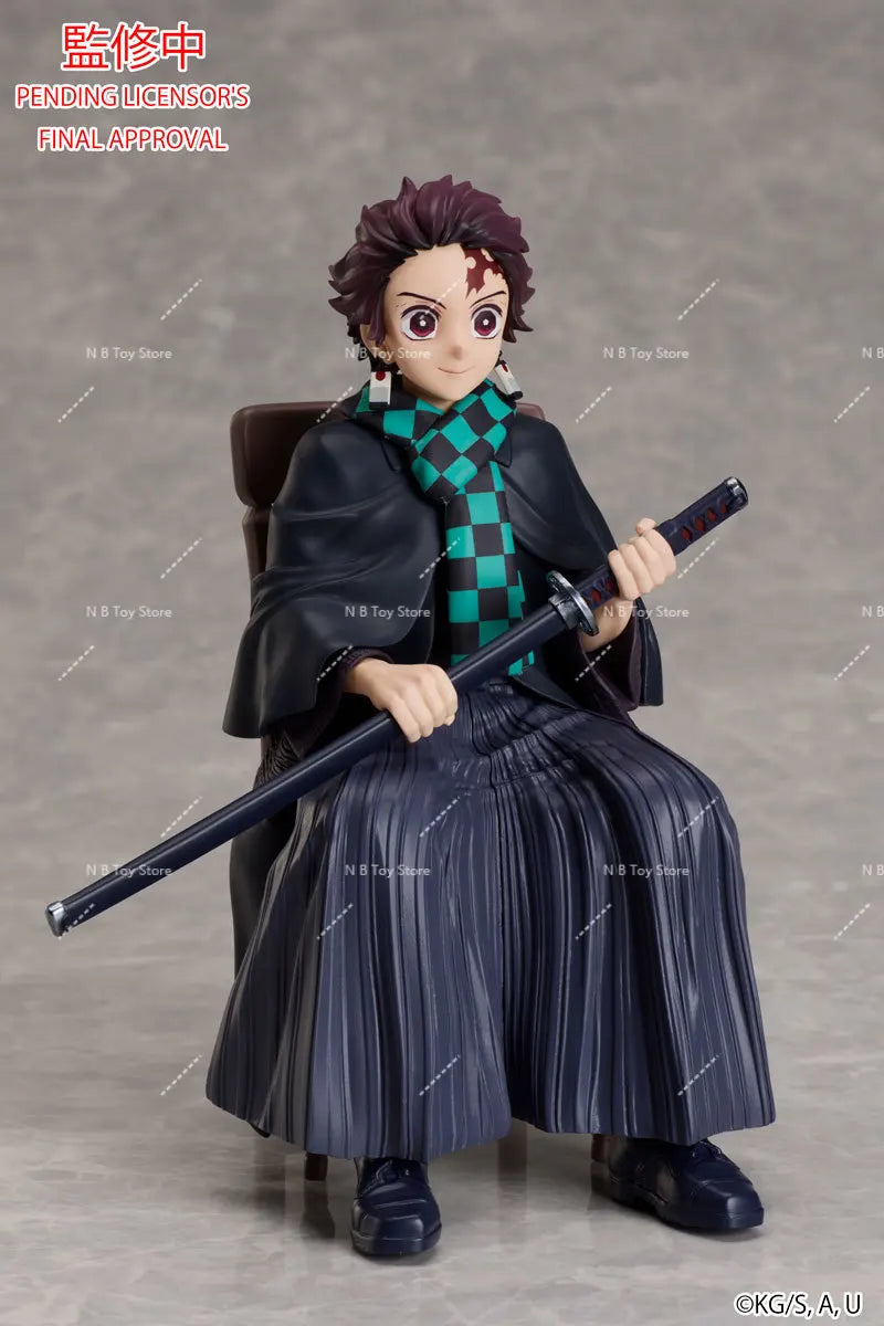 ANIPLEX Demon Slayer: Kimetsu No Yaiba Purgatorio Anjuro Utsu Tengen Kamado Tanjiro Figura Sitting  Anime
