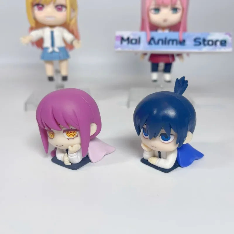 Chainsaw Man Power Figure Anime Denji Aki Statue Makima Sleeping Action Figurine Sculpture Ornament Decoration Table Accessories
