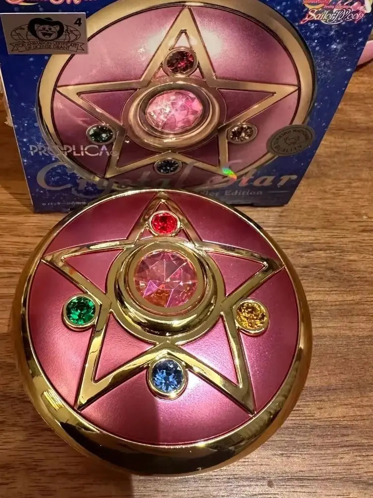 Bandai Proplica Moon Stick Transformation Broochdisguise Pen Crystal Star Figure Anime Sailor Moon Model Repainted Version Toy