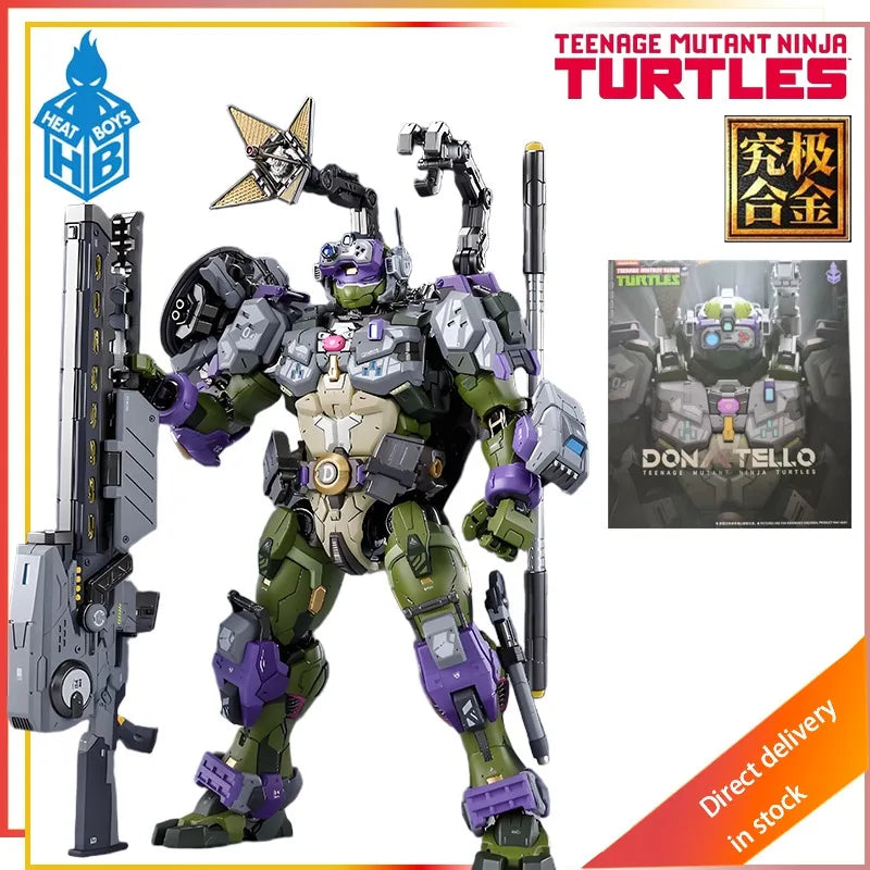 HeatBoys Original Mech Ninja Turtle Donatello/Leonardo/Michelangelo/Raphael Action Joint Mobility Figure Model Toys Gifts