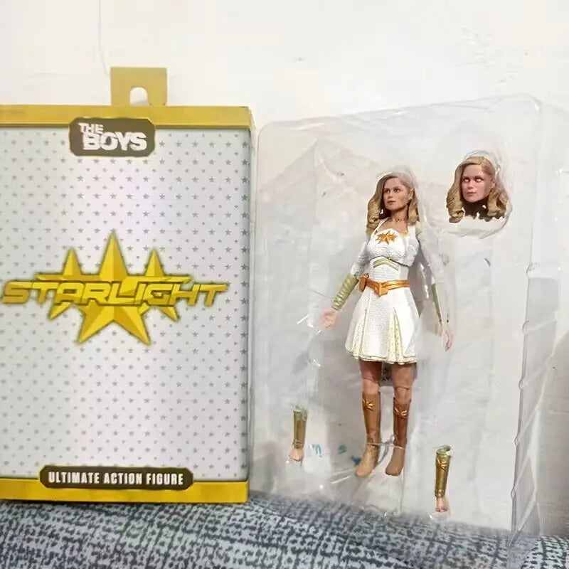 Neca The Boys Starlight & Homelander Ultimate Action Figure  Collection Model Toy Doll  Christmas Present 18cm