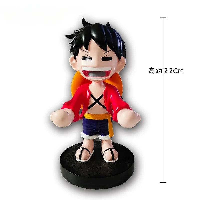 One Piece Luffy Gamepad Holder for Switch PS4 PS5 Xbox Series Game Controller Holder Action Figure Model Doll Toys Gifts