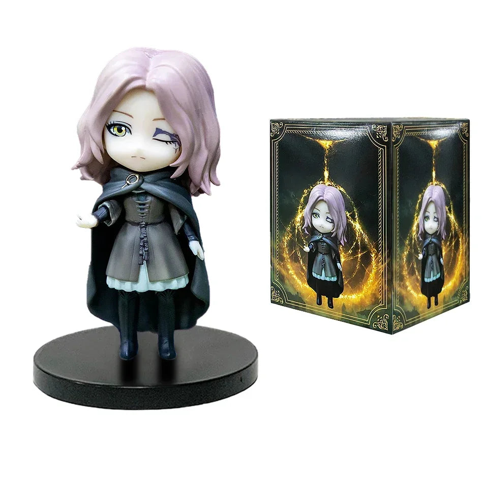 2026 Elden Ring Gaming Q Version Mini Action Figures Set - Ranni Cat Melina Malenia the Half-Wolf Lani Magic Ornaments Dolls