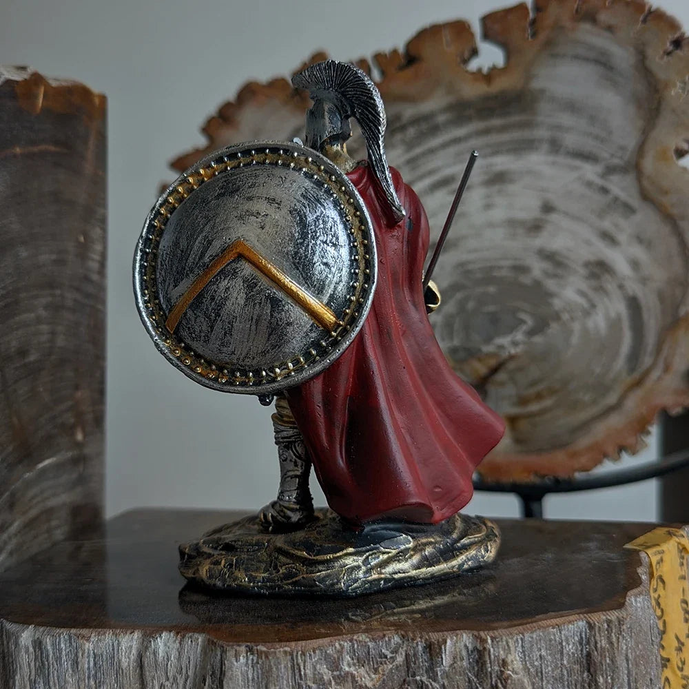 New Retro Spartan Character Craft Figurine Light Luxury Ornaments Home Bedroom Decor Accessories Boyfriend Gift Ideas Collection