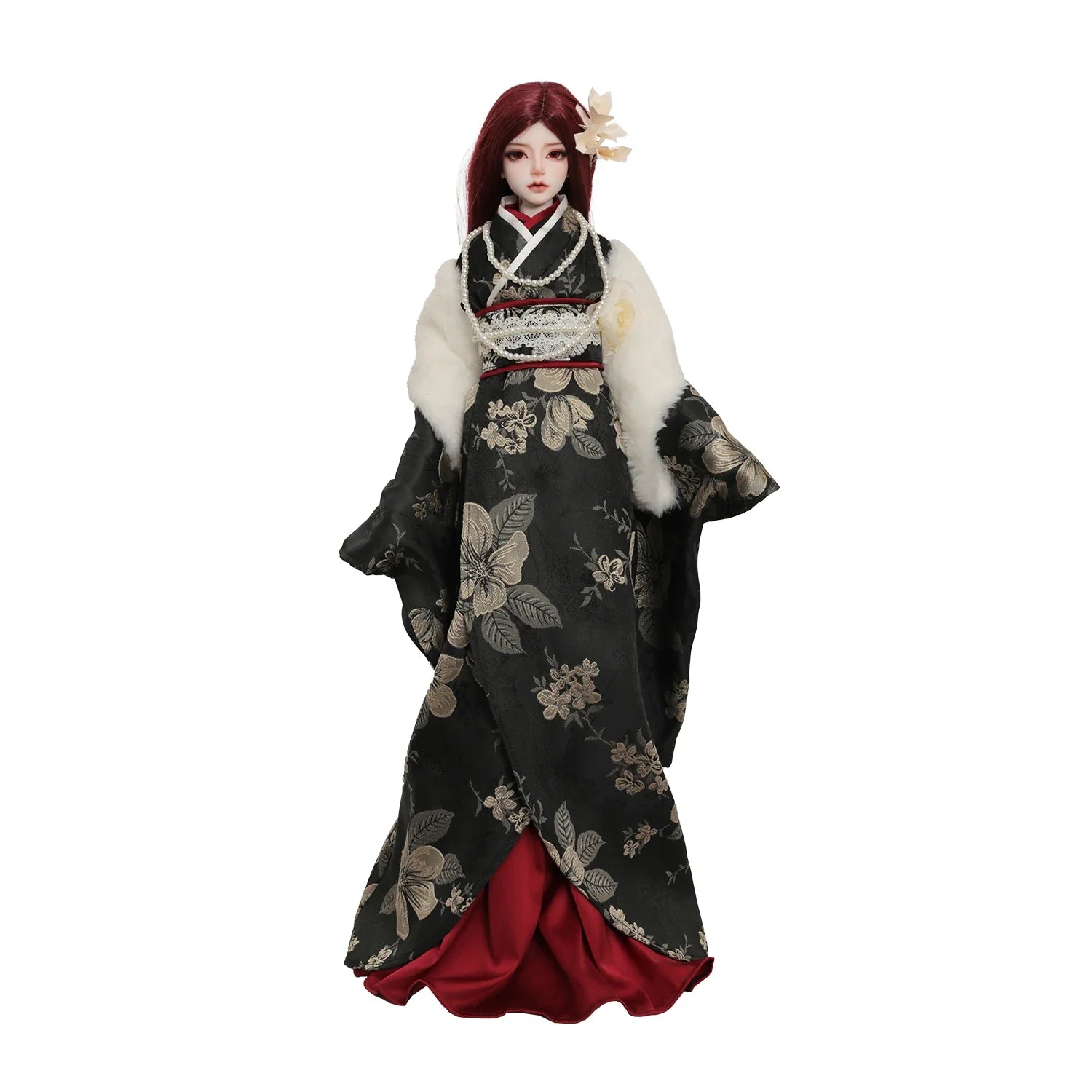 BJD Doll 1/3 Zhihui Fullset B Japanese Kimono Style The Boss Lady Underworld Shuga Fairy Resin Figure with Appliqués