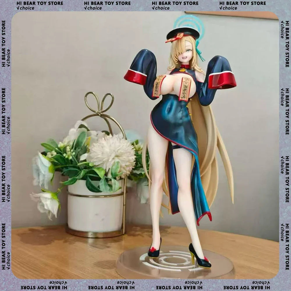 Blue Archive Figur Ichinose Asuna Figuren Asuna Cos Zombie Sammelfigur Spiel Sexy Mädchen Kollektion Statue Schreibtischdekoration Puppe Geschenke