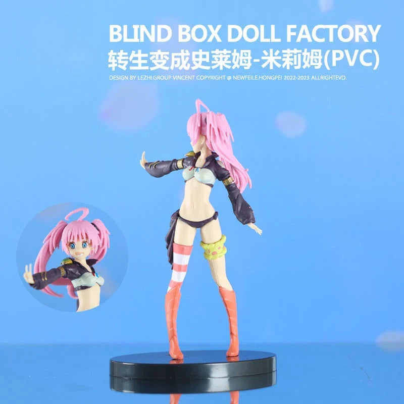 Anime Figure Milim Nava That Time I Got Reincarnated As a Slime PVC 16CM Cute Forked Hands Action Figure Model Kid Toys Gift